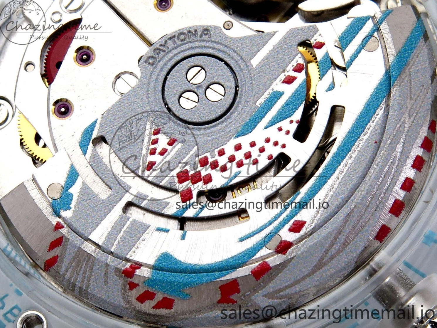 0131 Sophisticated Daytona AET Remould N6F 1:1 Best Edition Blue Dial on Rubber Strap SA 917